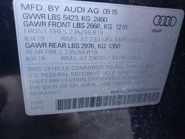 Photo 9 VIN: WA1L2AFP8GA060284 - AUDI Q5 PREMIUM 