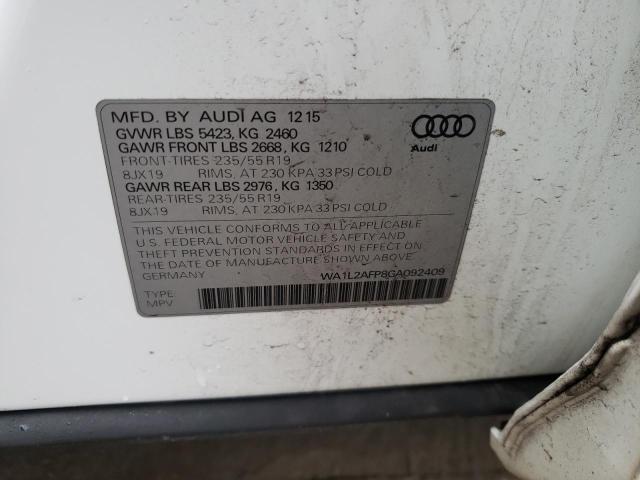 Photo 9 VIN: WA1L2AFP8GA092409 - AUDI Q5 