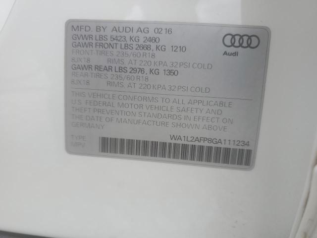 Photo 12 VIN: WA1L2AFP8GA111234 - AUDI Q5 PREMIUM 