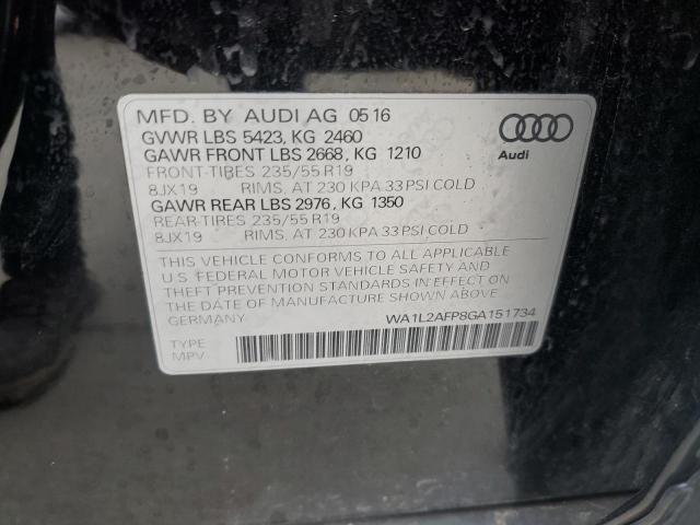 Photo 12 VIN: WA1L2AFP8GA151734 - AUDI Q5 PREMIUM 