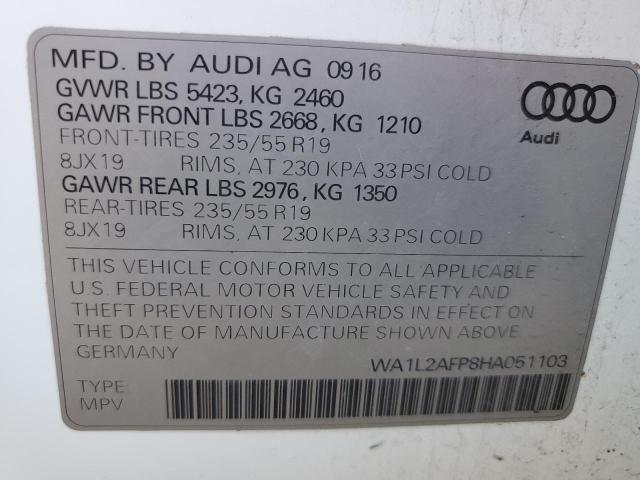 Photo 9 VIN: WA1L2AFP8HA051103 - AUDI Q5 