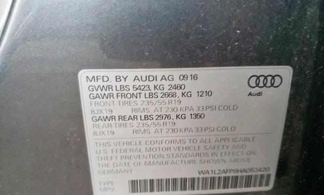 Photo 9 VIN: WA1L2AFP8HA053420 - AUDI Q5 