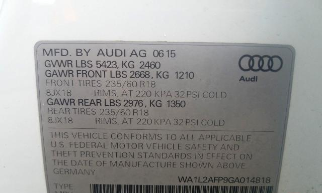 Photo 9 VIN: WA1L2AFP9GA014818 - AUDI Q5 