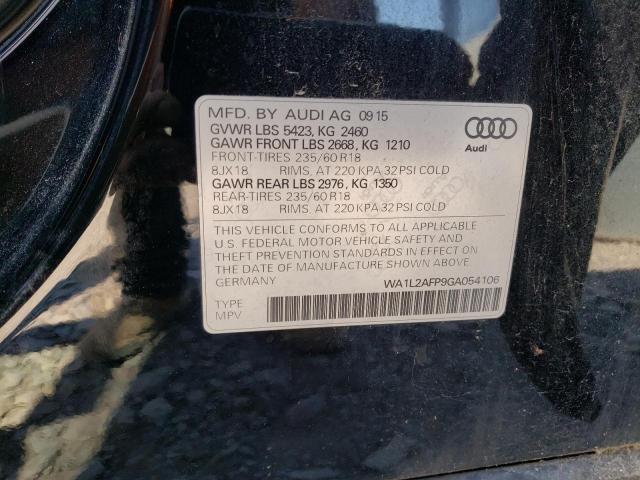 Photo 11 VIN: WA1L2AFP9GA054106 - AUDI Q5 PREMIUM 