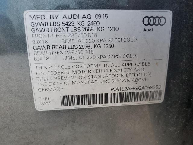 Photo 11 VIN: WA1L2AFP9GA058253 - AUDI Q5 