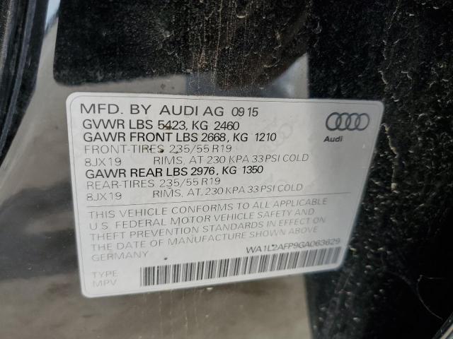 Photo 11 VIN: WA1L2AFP9GA063629 - AUDI Q5 PREMIUM 