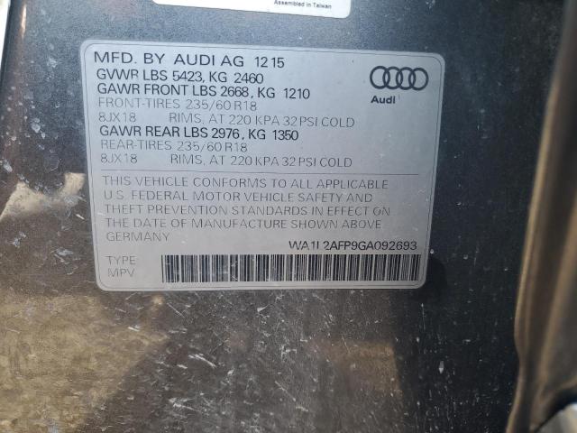 Photo 12 VIN: WA1L2AFP9GA092693 - AUDI Q5 