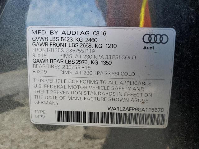 Photo 12 VIN: WA1L2AFP9GA115678 - AUDI Q5 PREMIUM 