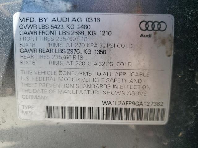 Photo 13 VIN: WA1L2AFP9GA127362 - AUDI Q5 PREMIUM 