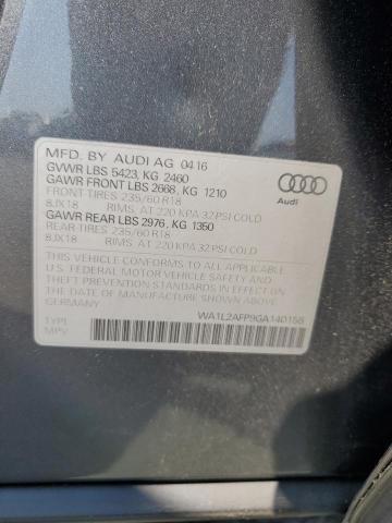 Photo 11 VIN: WA1L2AFP9GA140158 - AUDI Q5 PREMIUM 