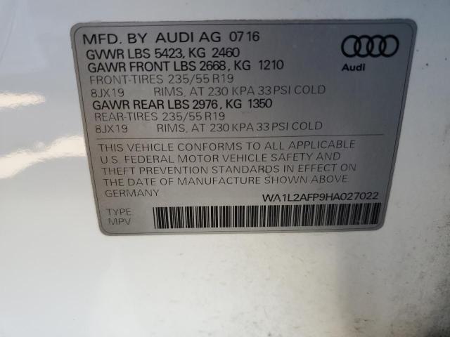 Photo 13 VIN: WA1L2AFP9HA027022 - AUDI Q5 