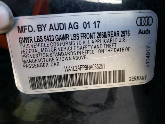 Photo 9 VIN: WA1L2AFP9HA095322 - AUDI Q5 PREMIUM 