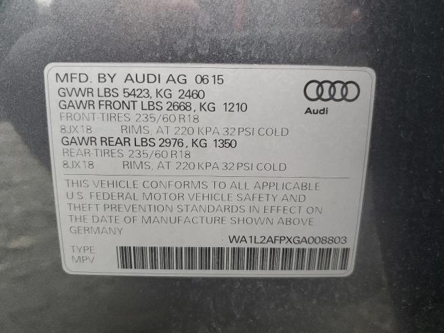 Photo 12 VIN: WA1L2AFPXGA008803 - AUDI Q5 PREMIUM 