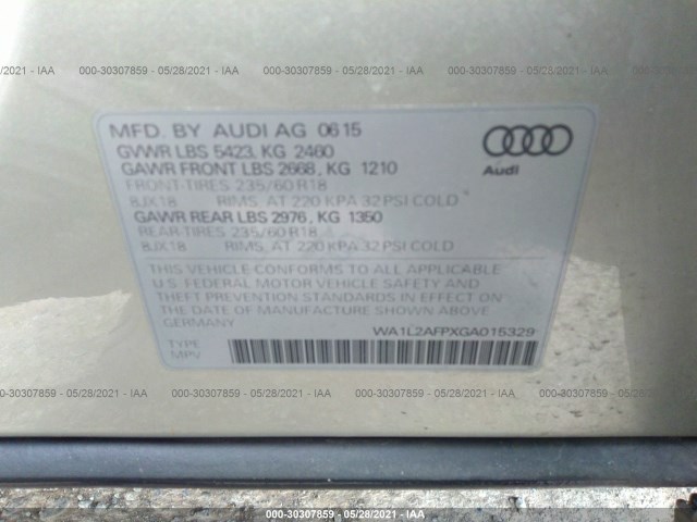 Photo 8 VIN: WA1L2AFPXGA015329 - AUDI Q5 