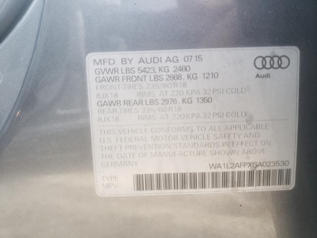 Photo 9 VIN: WA1L2AFPXGA023530 - AUDI Q5 PREMIUM 