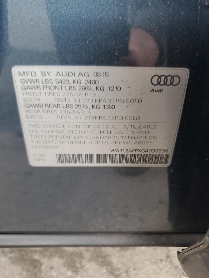 Photo 11 VIN: WA1L2AFPXGA039596 - AUDI Q5 