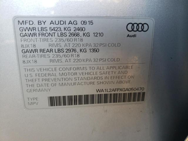 Photo 9 VIN: WA1L2AFPXGA050470 - AUDI Q5 PREMIUM 