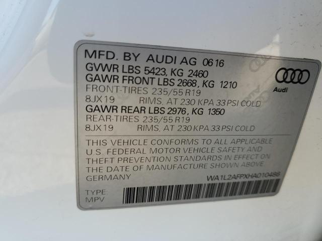 Photo 12 VIN: WA1L2AFPXHA010486 - AUDI Q5 PREMIUM 