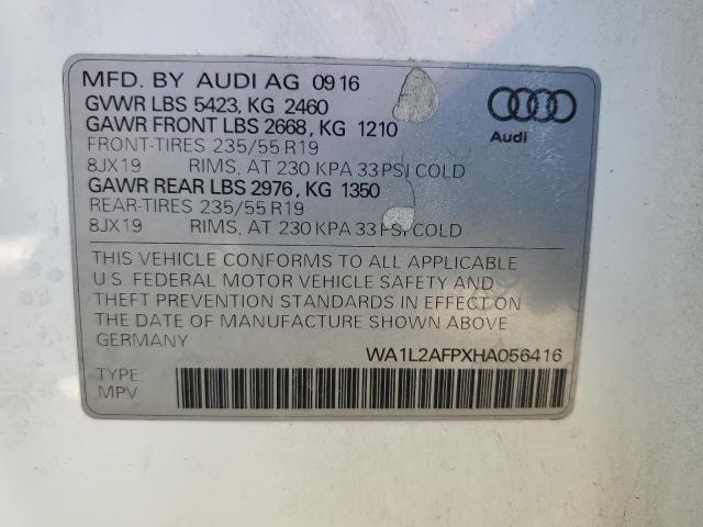 Photo 11 VIN: WA1L2AFPXHA056416 - AUDI Q5 