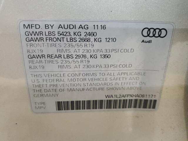 Photo 11 VIN: WA1L2AFPXHA081171 - AUDI Q5 