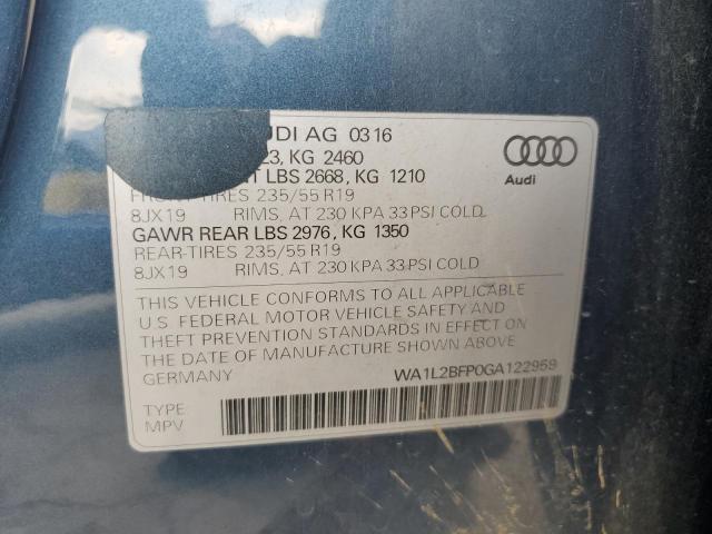 Photo 12 VIN: WA1L2BFP0GA122959 - AUDI Q5 