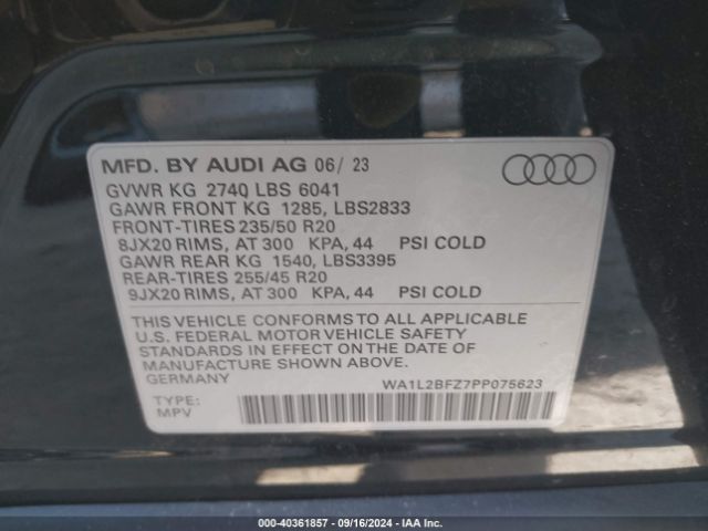 Photo 8 VIN: WA1L2BFZ7PP075623 - AUDI Q4 