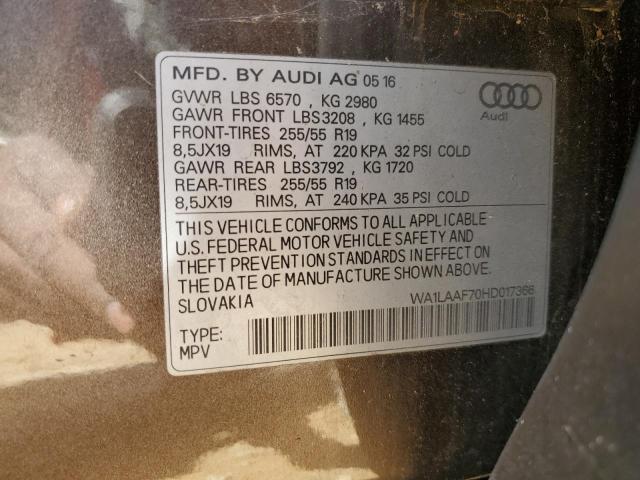 Photo 11 VIN: WA1LAAF70HD017366 - AUDI Q7 