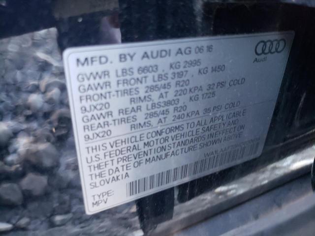 Photo 12 VIN: WA1LAAF70HD020834 - AUDI Q7 PREMIUM 