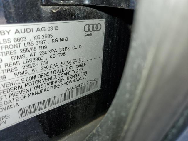 Photo 12 VIN: WA1LAAF70HD026438 - AUDI Q7 