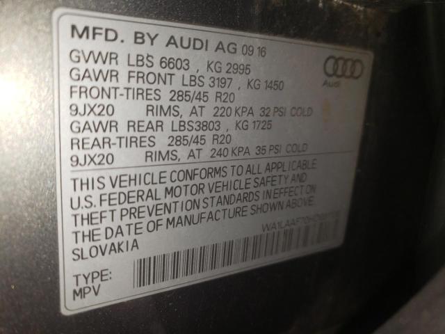 Photo 12 VIN: WA1LAAF70HD031106 - AUDI Q7 