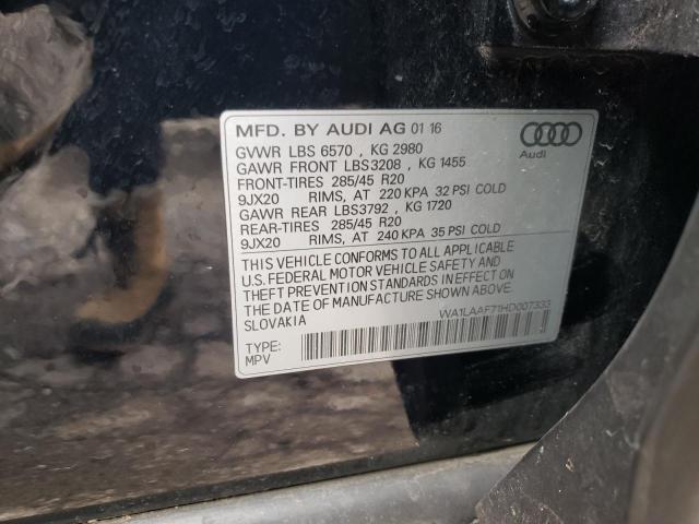 Photo 12 VIN: WA1LAAF71HD007333 - AUDI Q7 