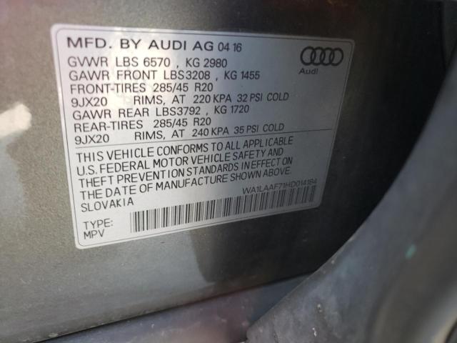 Photo 9 VIN: WA1LAAF71HD014184 - AUDI Q7 