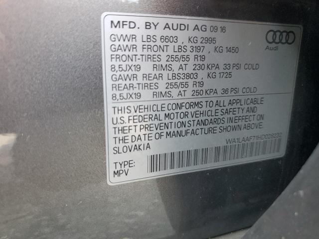 Photo 12 VIN: WA1LAAF71HD028232 - AUDI Q7 