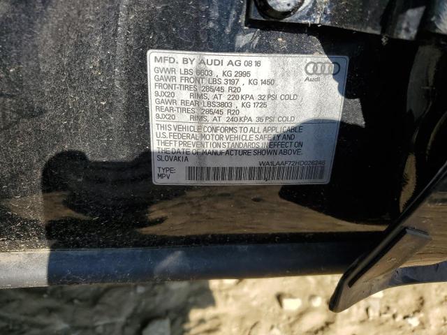 Photo 12 VIN: WA1LAAF72HD026246 - AUDI Q7 