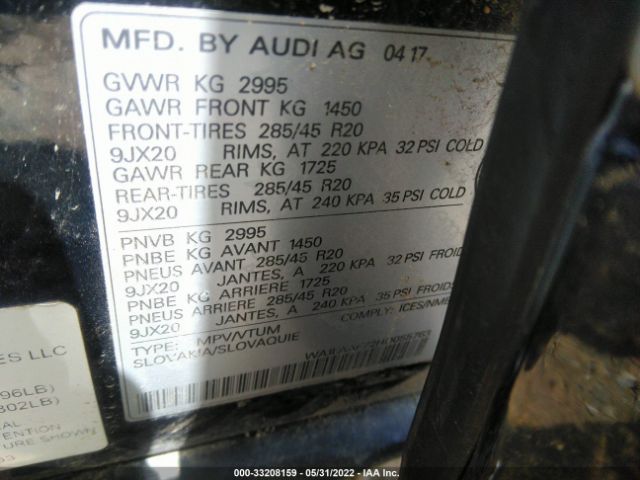 Photo 8 VIN: WA1LAAF72HD055763 - AUDI Q7 