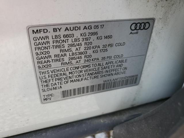 Photo 9 VIN: WA1LAAF72HD058839 - AUDI Q7 