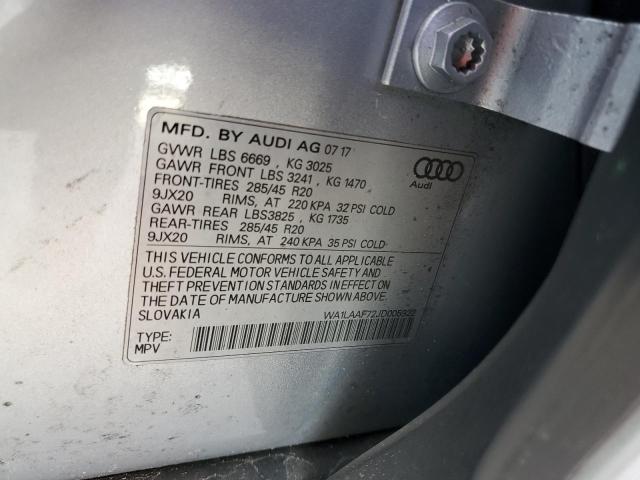 Photo 12 VIN: WA1LAAF72JD005922 - AUDI Q7 PREMIUM 