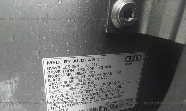 Photo 8 VIN: WA1LAAF73HD005616 - AUDI Q7 