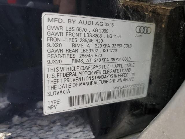 Photo 11 VIN: WA1LAAF73HD010475 - AUDI Q7 