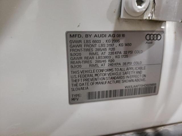 Photo 9 VIN: WA1LAAF73HD025655 - AUDI Q7 