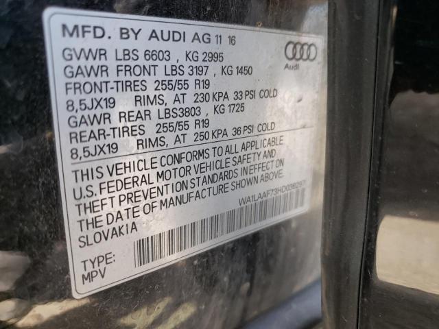 Photo 9 VIN: WA1LAAF73HD036297 - AUDI Q7 