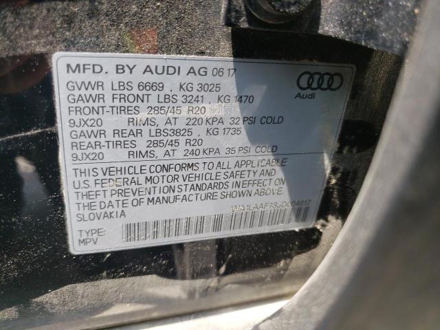 Photo 12 VIN: WA1LAAF73JD004617 - AUDI Q7 