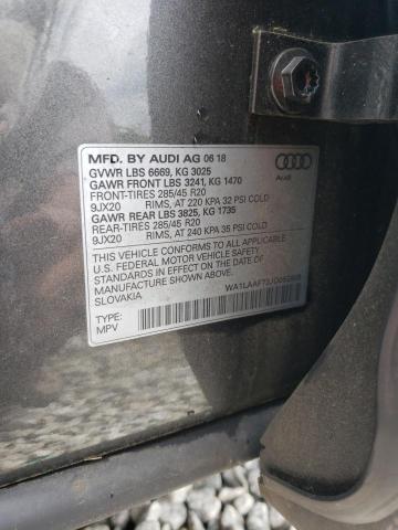 Photo 12 VIN: WA1LAAF73JD050805 - AUDI Q7 