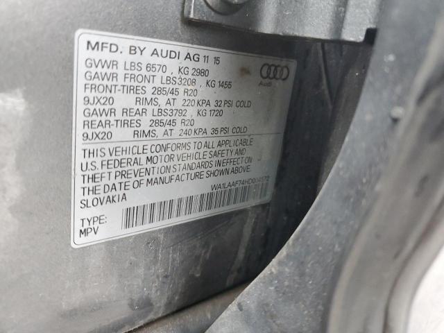 Photo 13 VIN: WA1LAAF74HD004572 - AUDI Q7 