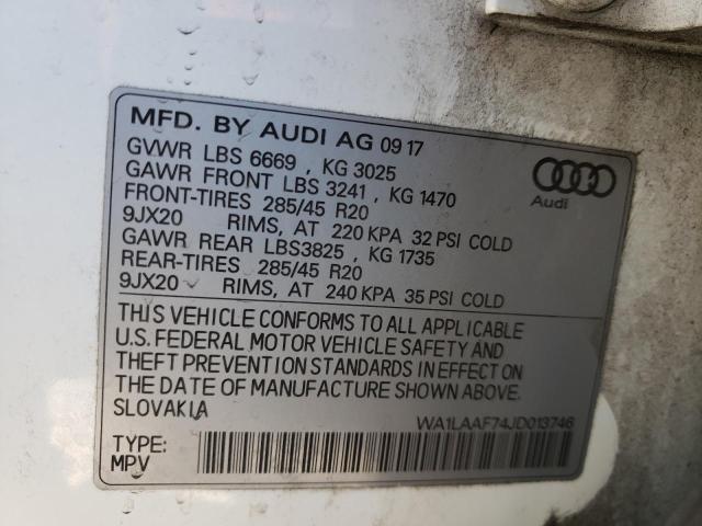 Photo 12 VIN: WA1LAAF74JD013746 - AUDI Q7 