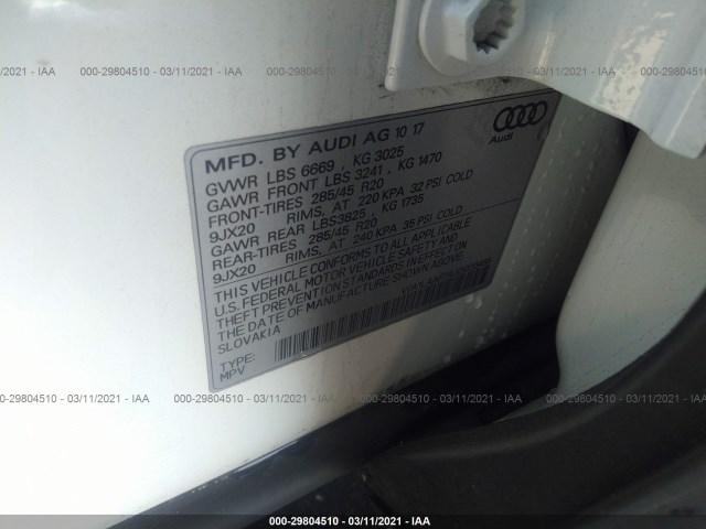 Photo 8 VIN: WA1LAAF74JD020485 - AUDI Q7 