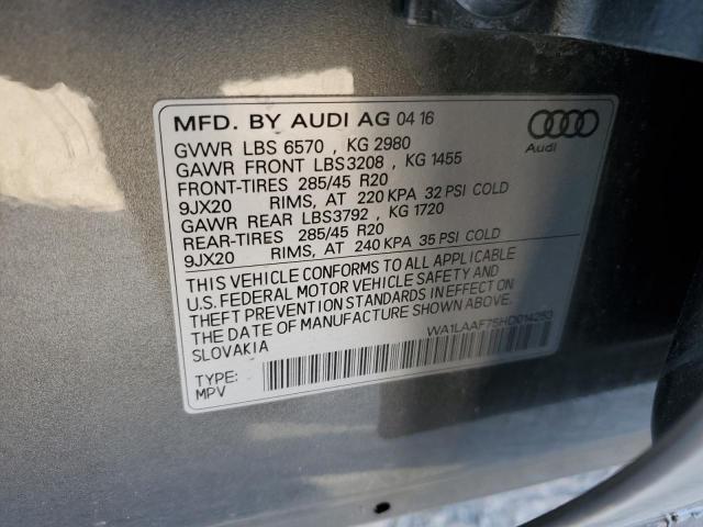 Photo 12 VIN: WA1LAAF75HD014253 - AUDI Q7 