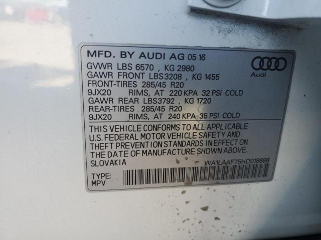 Photo 12 VIN: WA1LAAF75HD018688 - AUDI Q7 