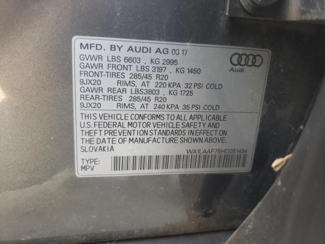 Photo 11 VIN: WA1LAAF75HD051464 - AUDI Q7 PREMIUM 