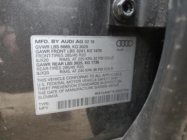 Photo 12 VIN: WA1LAAF75JD031785 - AUDI Q7 